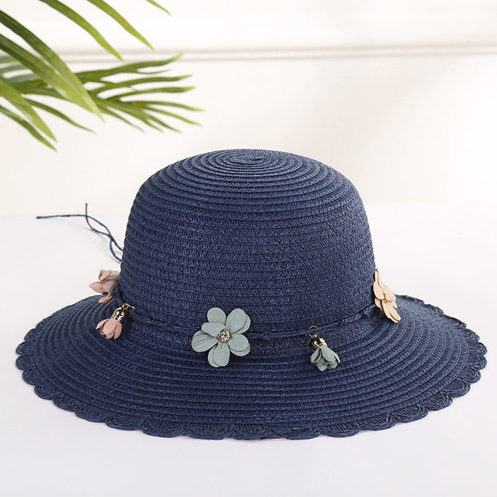 Wreath Bow Tie Women's Sun Hat