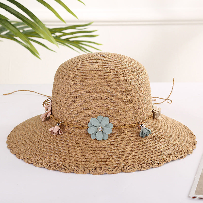 Wreath Bow Tie Women's Sun Hat