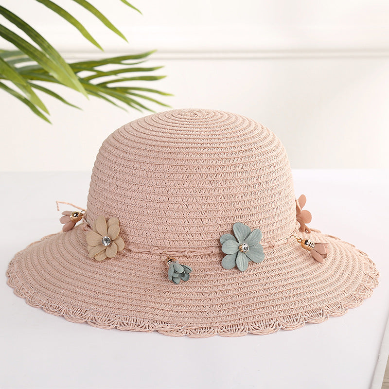 Wreath Bow Tie Women's Sun Hat