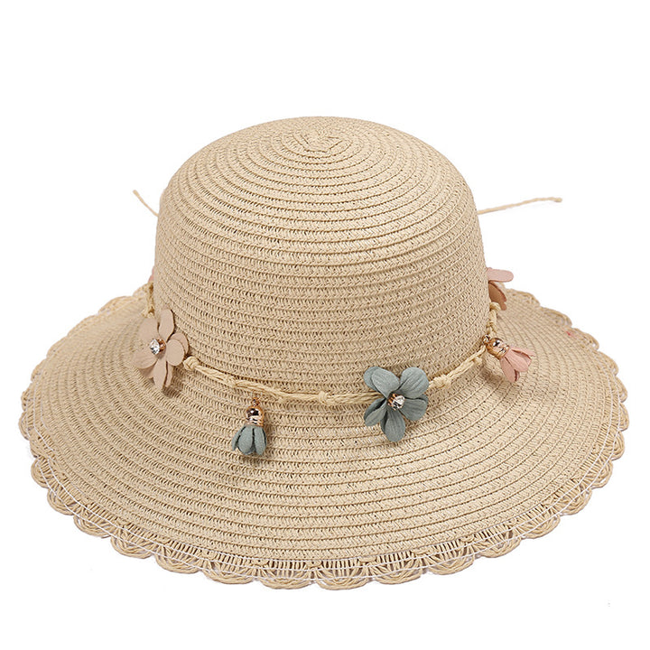 Wreath Bow Tie Women's Sun Hat