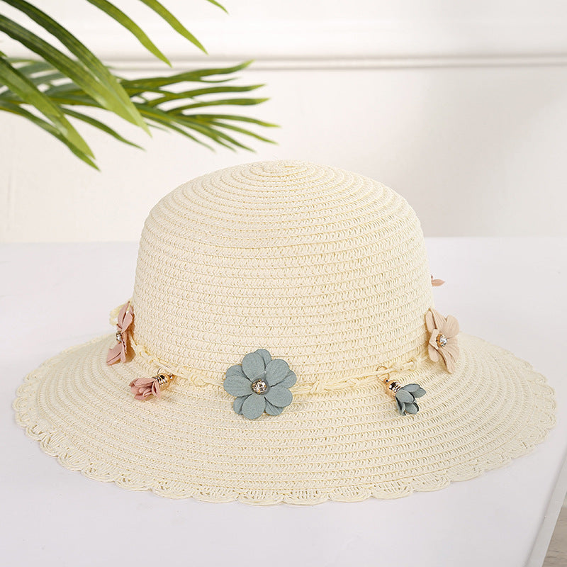 Wreath Bow Tie Women's Sun Hat