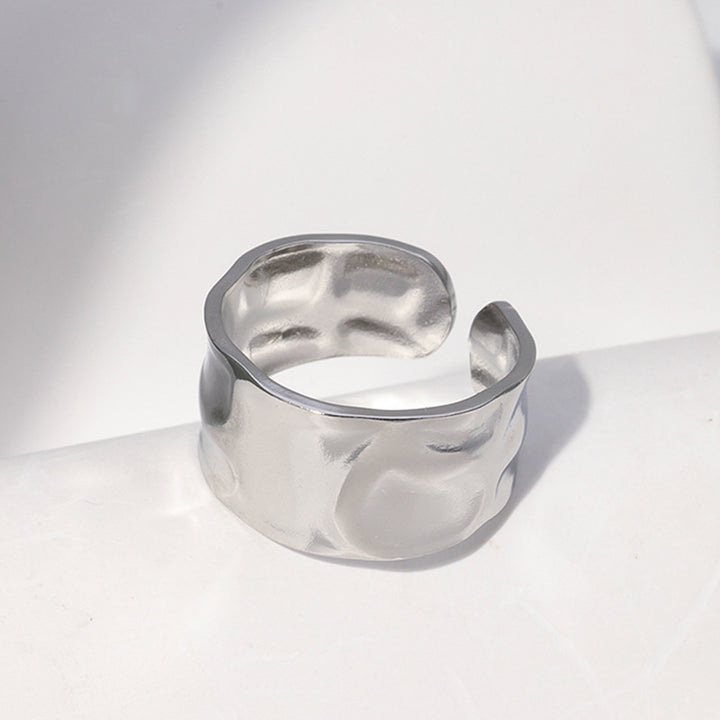 women's stainless steel open ring