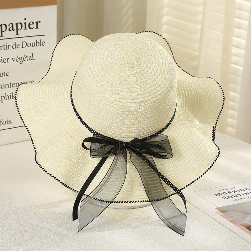 Summer seaside bow hat