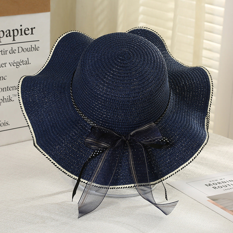 Summer seaside bow hat