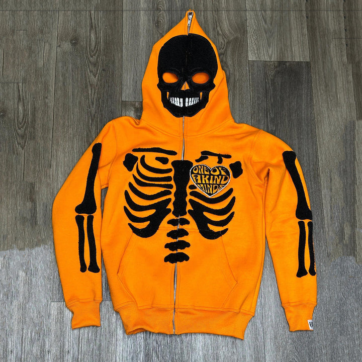 Skull and Bones Full Zip Hoodie