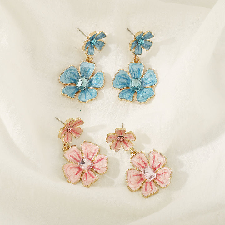 Dopamine niche simple, sweet, fresh and fashionable earrings