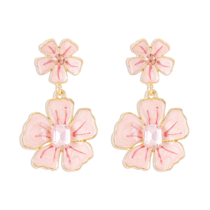 Dopamine niche simple, sweet, fresh and fashionable earrings