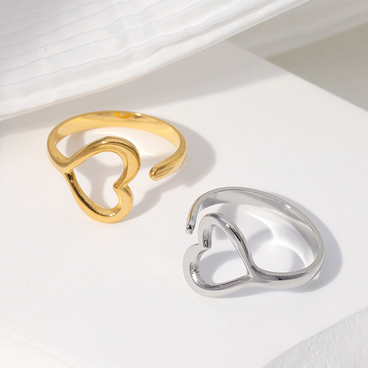 Heart Shape Open Index Finger Ring