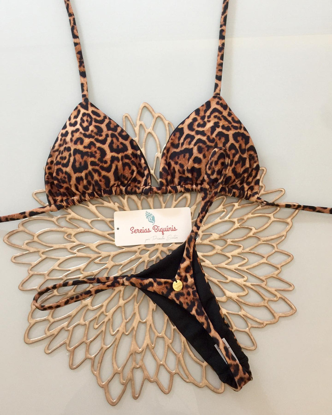 sexy leopard print bikini