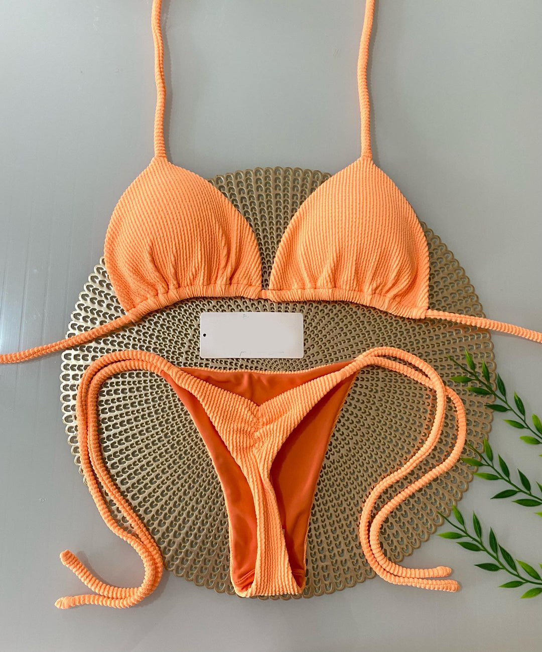 Holiday style two-piece swimsuit