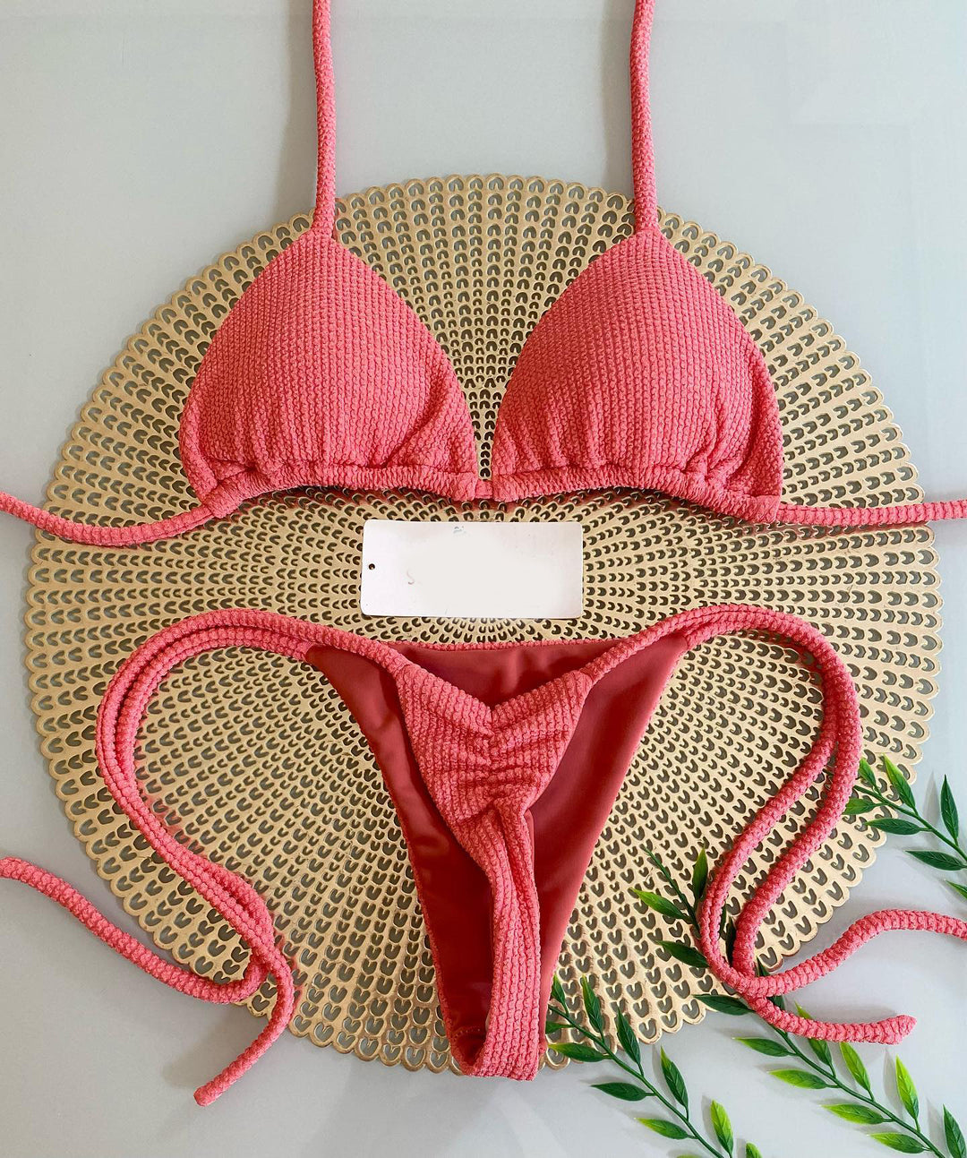 Holiday style two-piece swimsuit