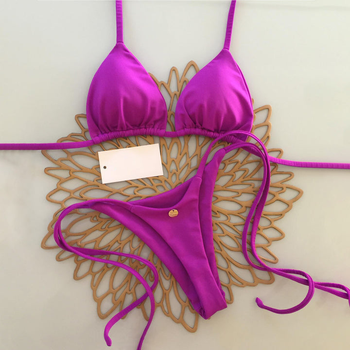 Fashion sexy solid color bikini