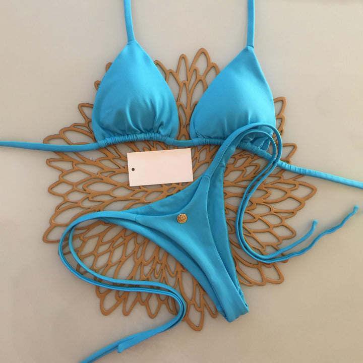 Fashion sexy solid color bikini