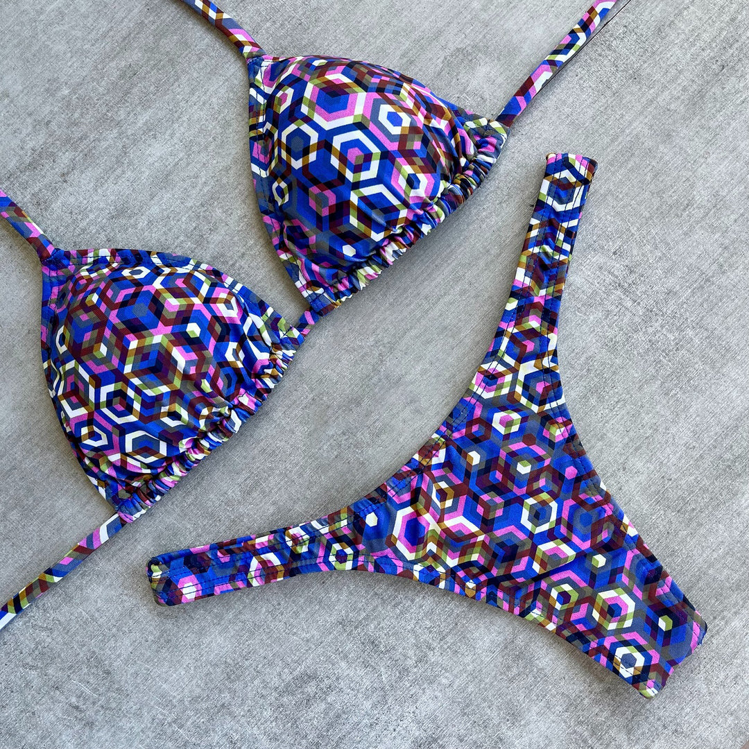 Bohemian Printed Two-Piece Bikini