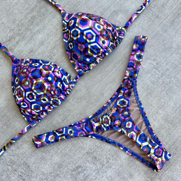 Bohemian Printed Two-Piece Bikini