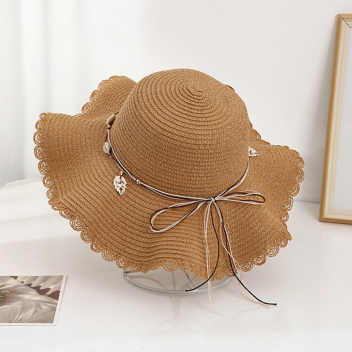 Simple summer sun hat straw hat