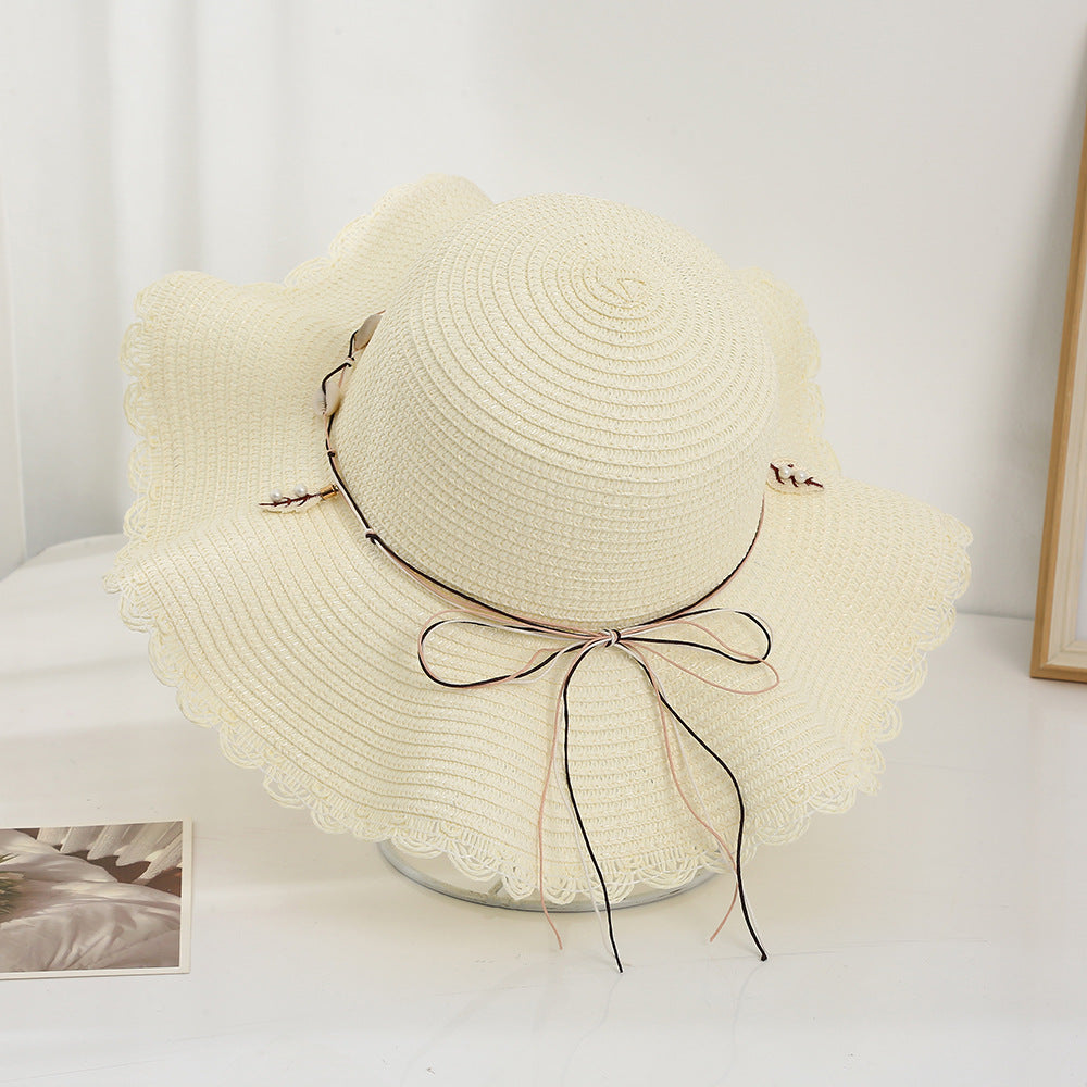 Simple summer sun hat straw hat