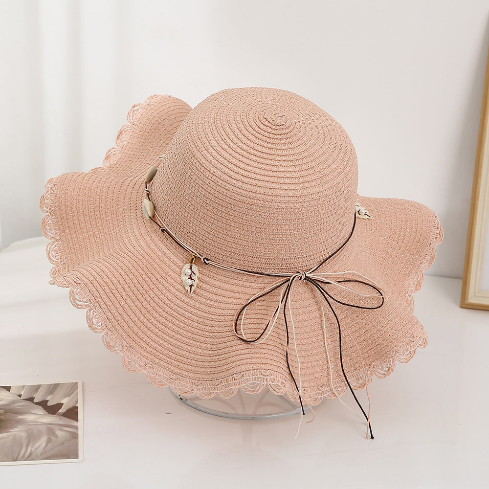 Simple summer sun hat straw hat