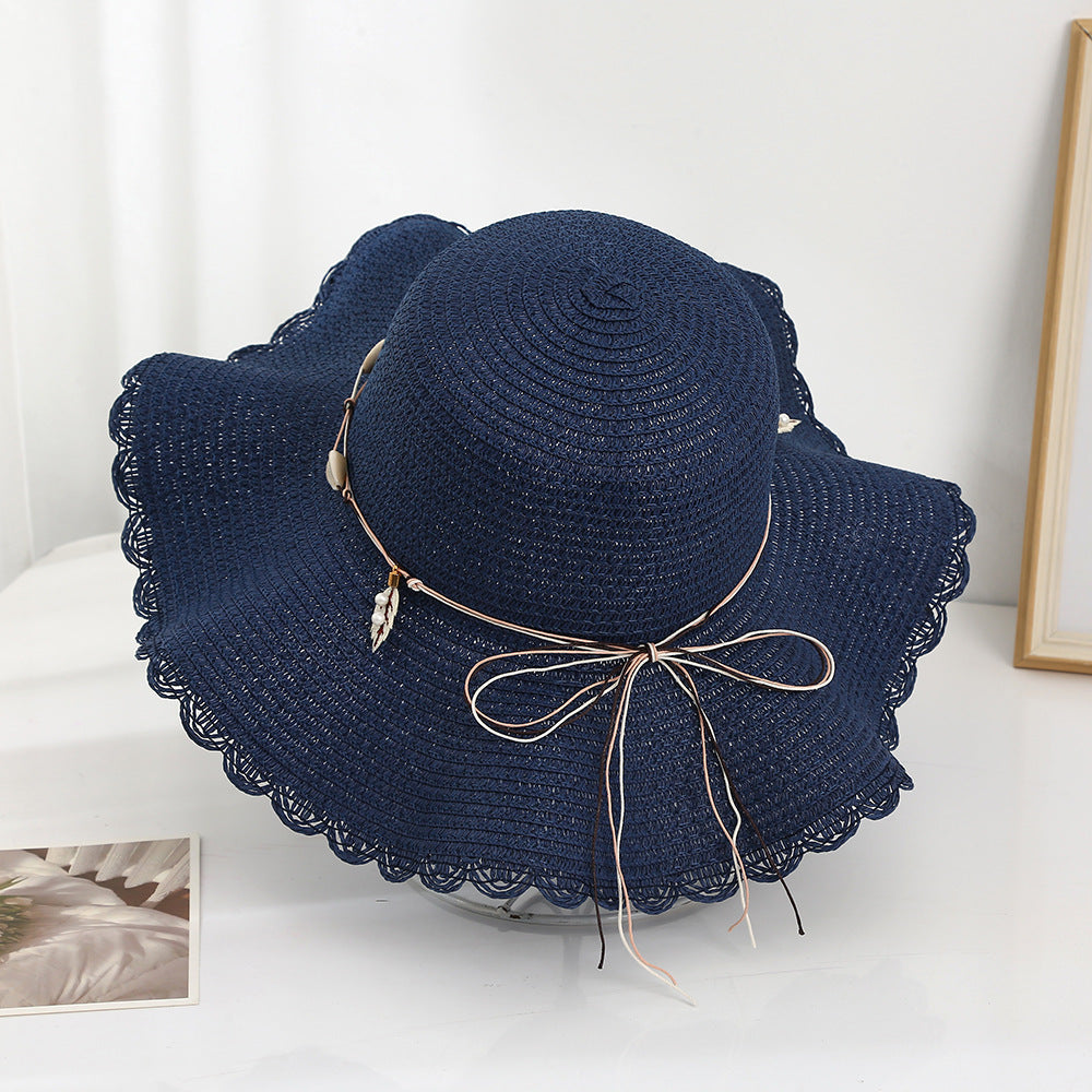 Simple summer sun hat straw hat