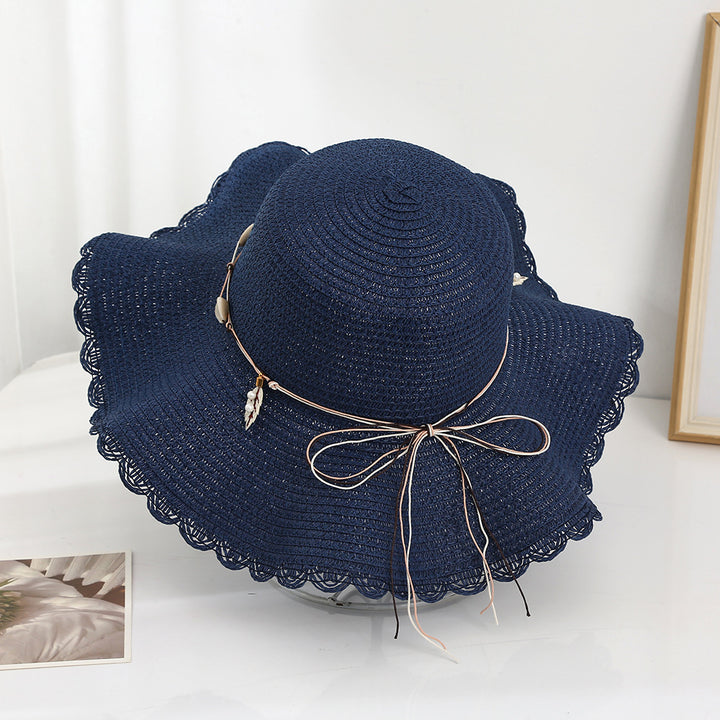 Simple summer sun hat straw hat