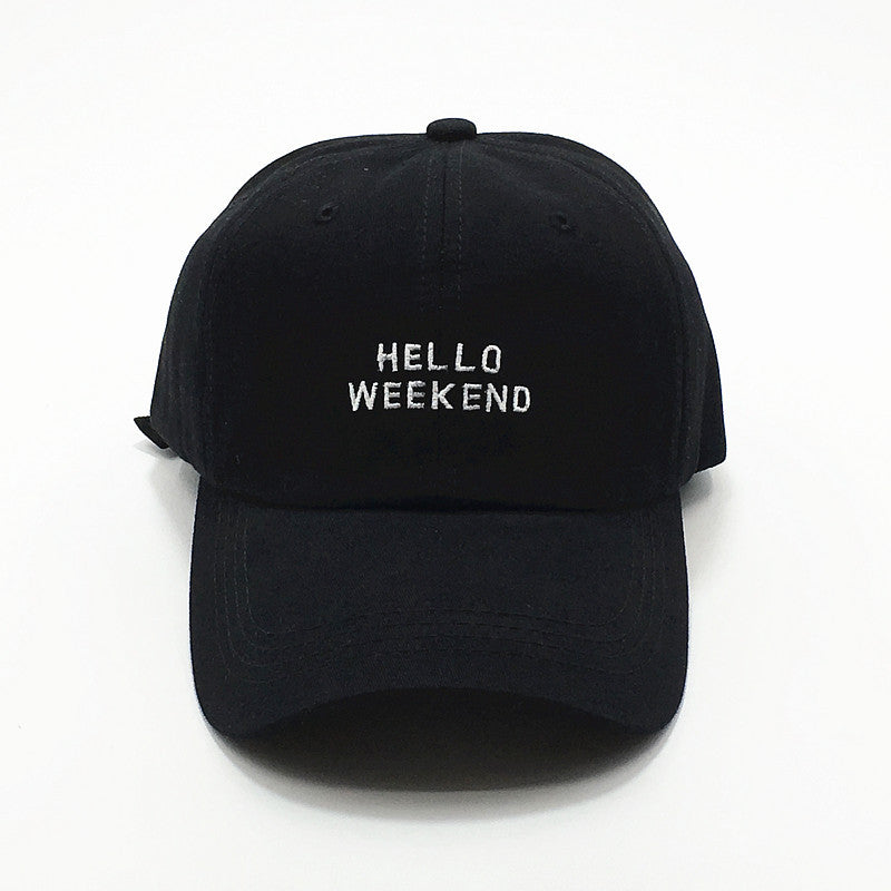 Letter three-dimensional embroidered sunshade baseball cap casual soft top cap