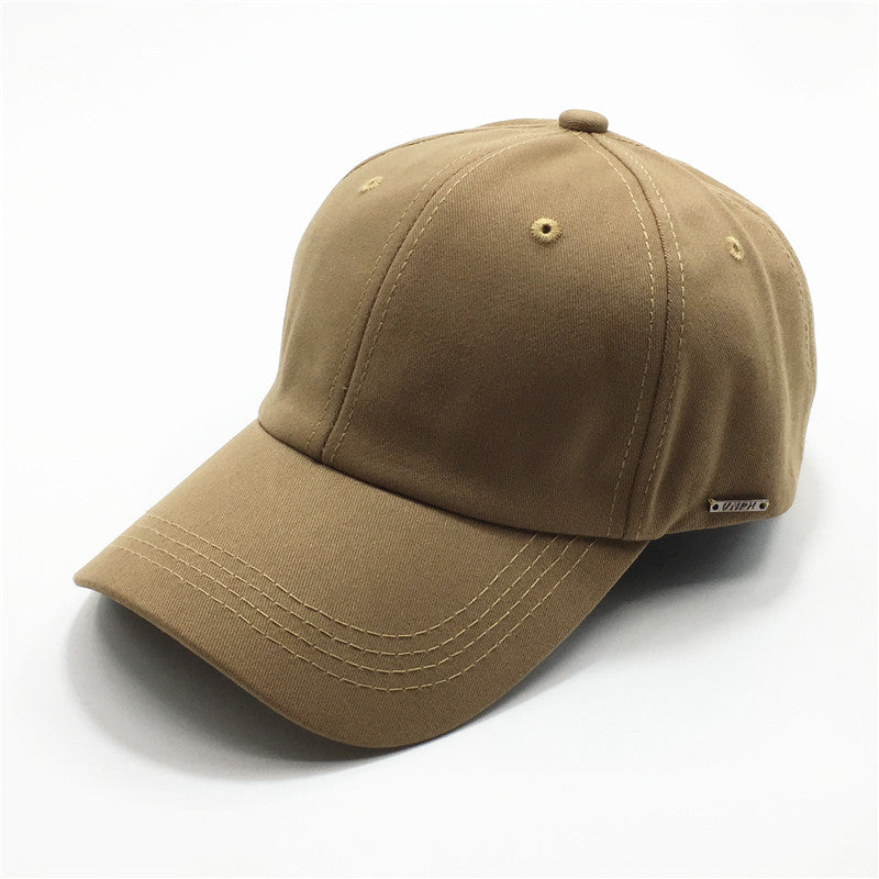 Letter three-dimensional embroidered sunshade baseball cap casual soft top cap