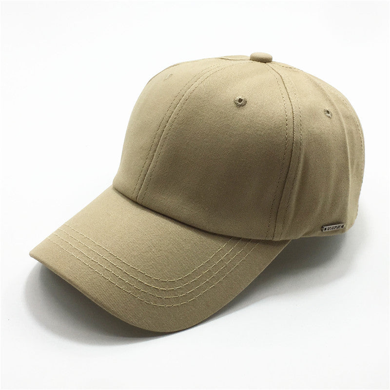 Letter three-dimensional embroidered sunshade baseball cap casual soft top cap