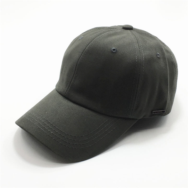 Letter three-dimensional embroidered sunshade baseball cap casual soft top cap