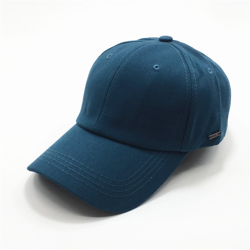 Letter three-dimensional embroidered sunshade baseball cap casual soft top cap