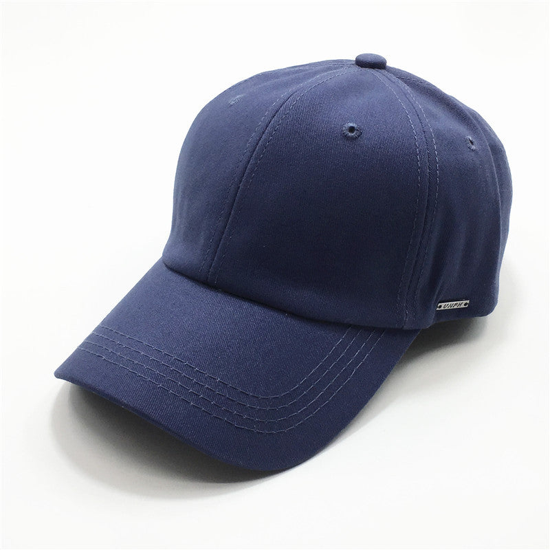 Letter three-dimensional embroidered sunshade baseball cap casual soft top cap