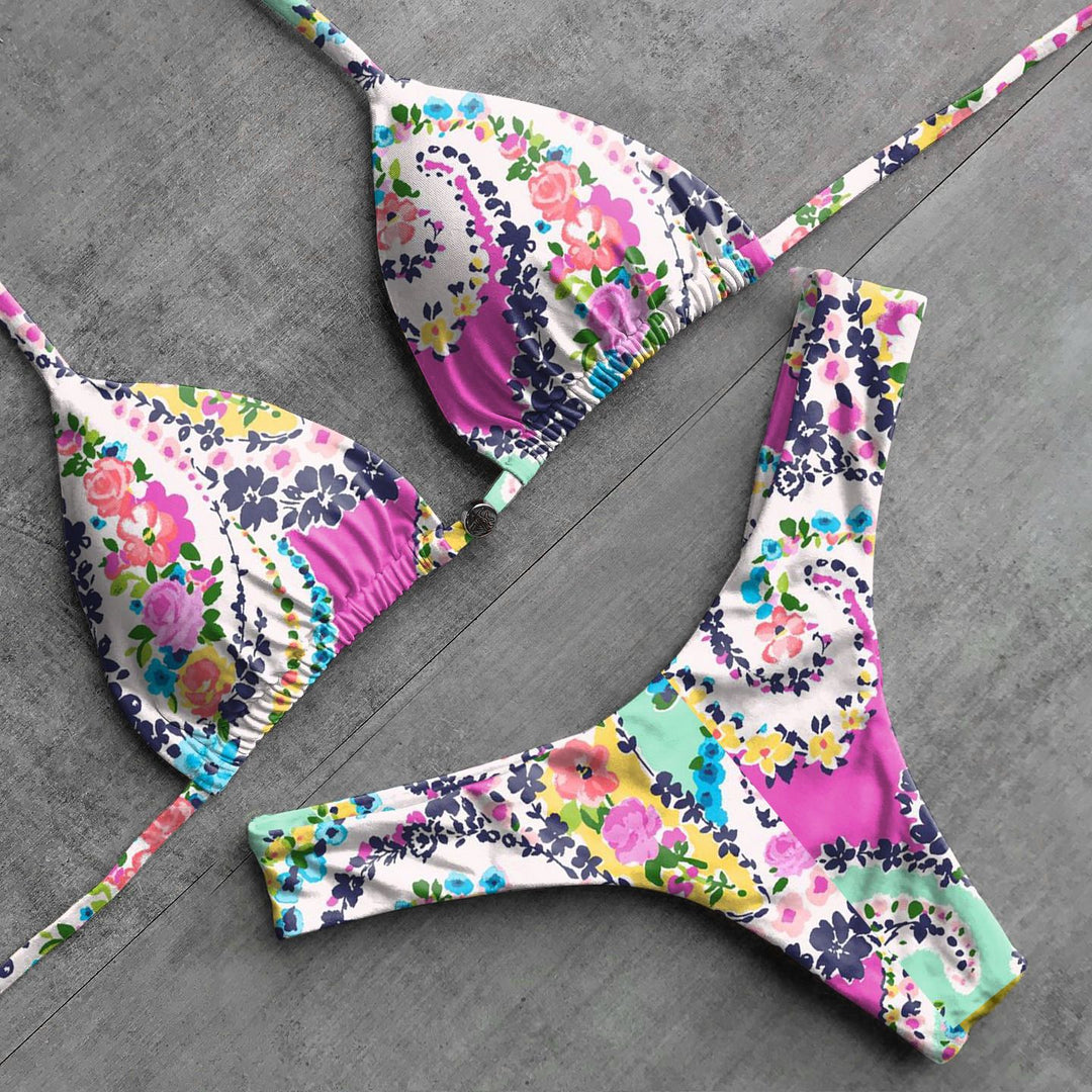 Floral Boho Chic Bikini Set