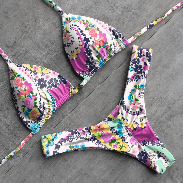 Floral Boho Chic Bikini Set