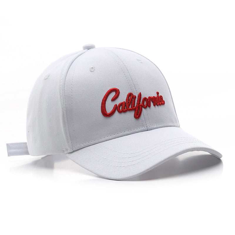 Letter embroidery caps outdoor sports fashion trendy men's sunscreen sunshade women's baseball caps