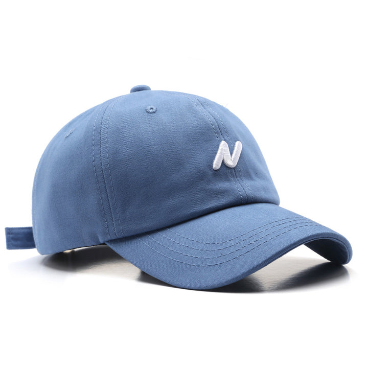 Letter Embroidered Soft Top Cap Spring/Summer Outdoor Men's Casual Sunscreen Sunshade Women's Baseball Cap