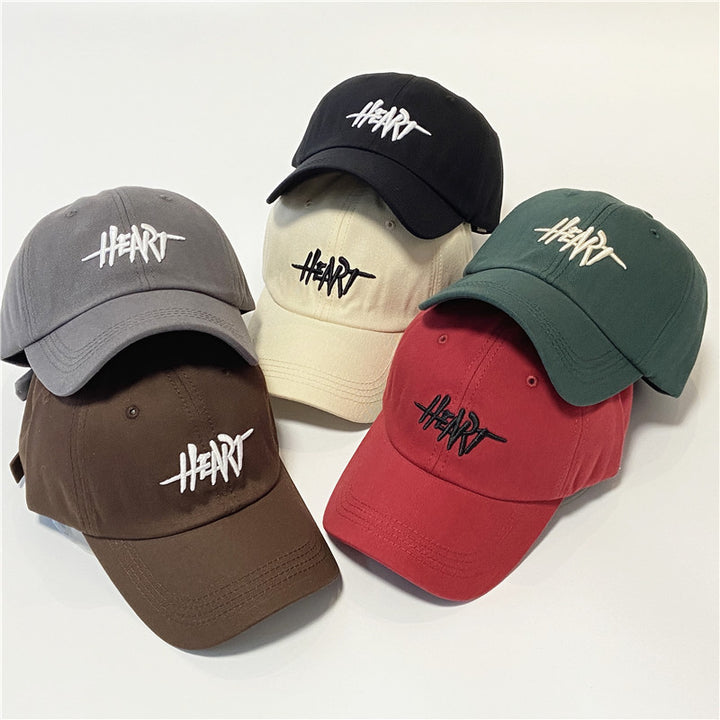 Three-dimensional letters simple outdoor sunshade baseball cap peaked cap