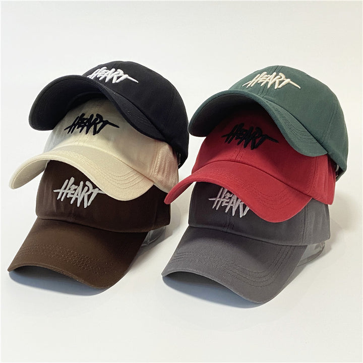 Three-dimensional letters simple outdoor sunshade baseball cap peaked cap