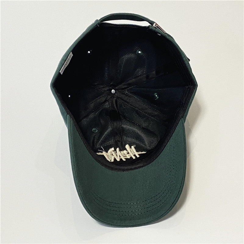 Three-dimensional letters simple outdoor sunshade baseball cap peaked cap