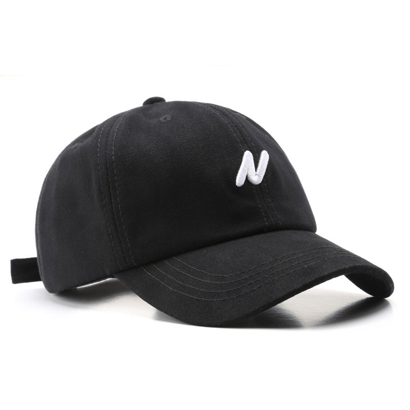 Letter Embroidered Soft Top Cap Spring/Summer Outdoor Men's Casual Sunscreen Sunshade Women's Baseball Cap