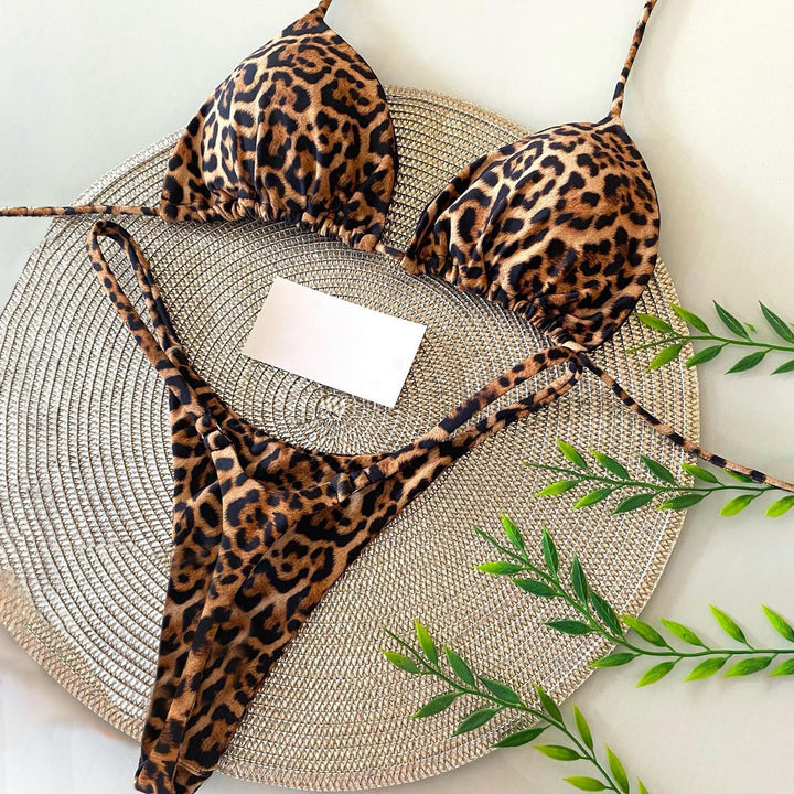 Fashion Leopard Subsystem Belt Bikini