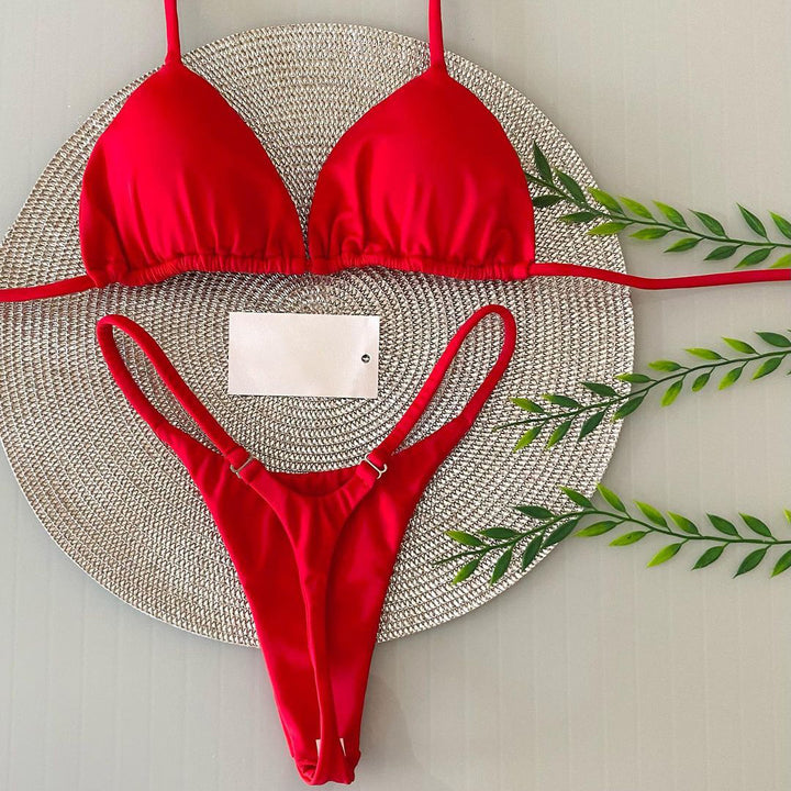 Fashion simple sexy split bikini