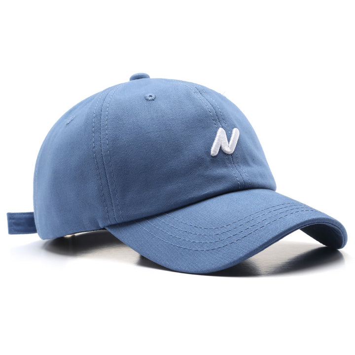 Letter Embroidered Soft Top Cap Spring/Summer Outdoor Men's Casual Sunscreen Sunshade Women's Baseball Cap