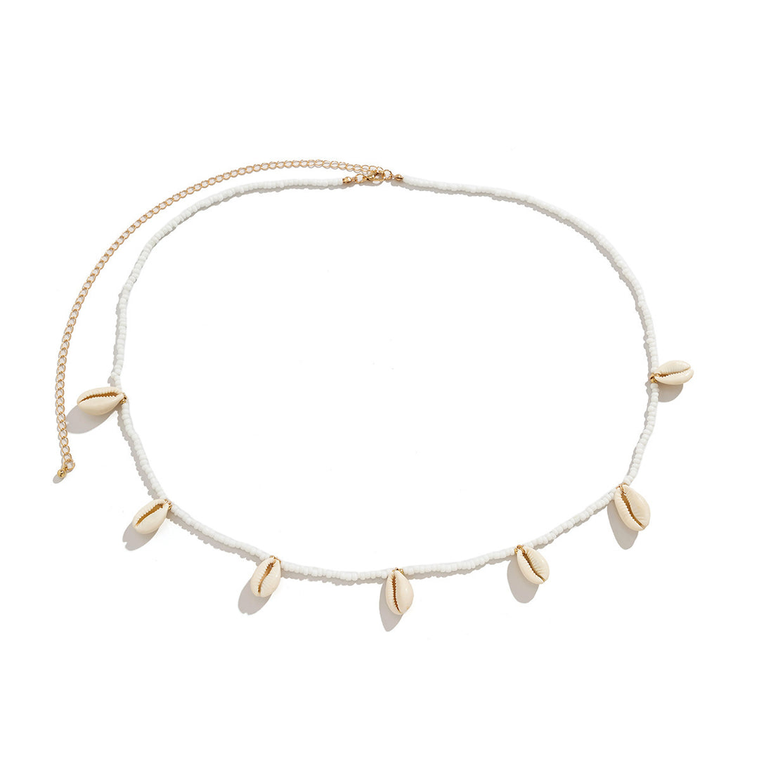 women's beach style seashell sexy waist chain