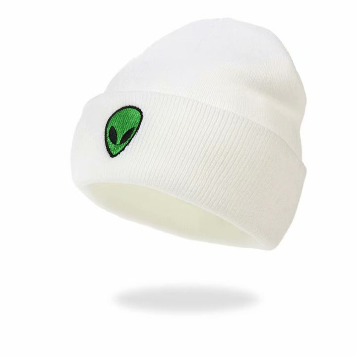 Hip hop skull alien ghost head knitted hat