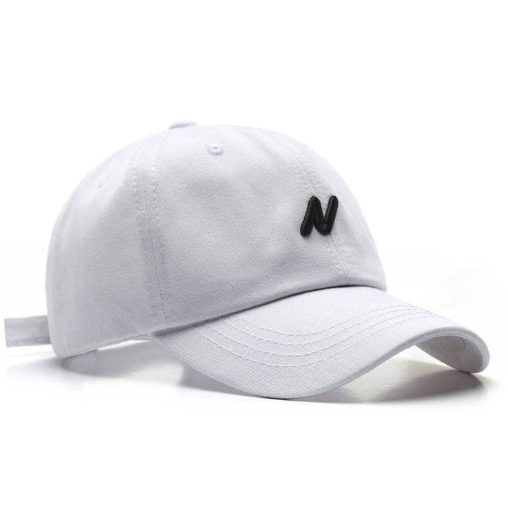 Letter Embroidered Soft Top Cap Spring/Summer Outdoor Men's Casual Sunscreen Sunshade Women's Baseball Cap