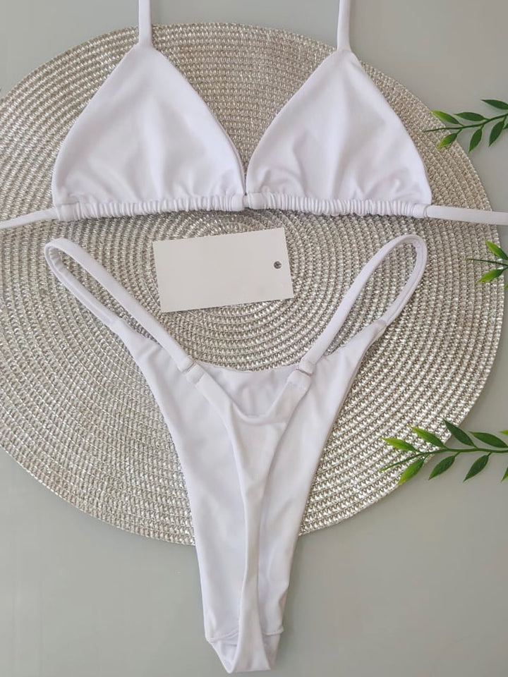 Fashion simple sexy split bikini