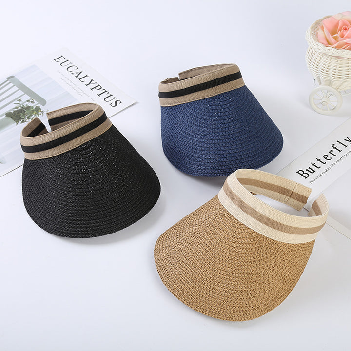 Empty straw hat travel sunshade sun hat fashion sun hat