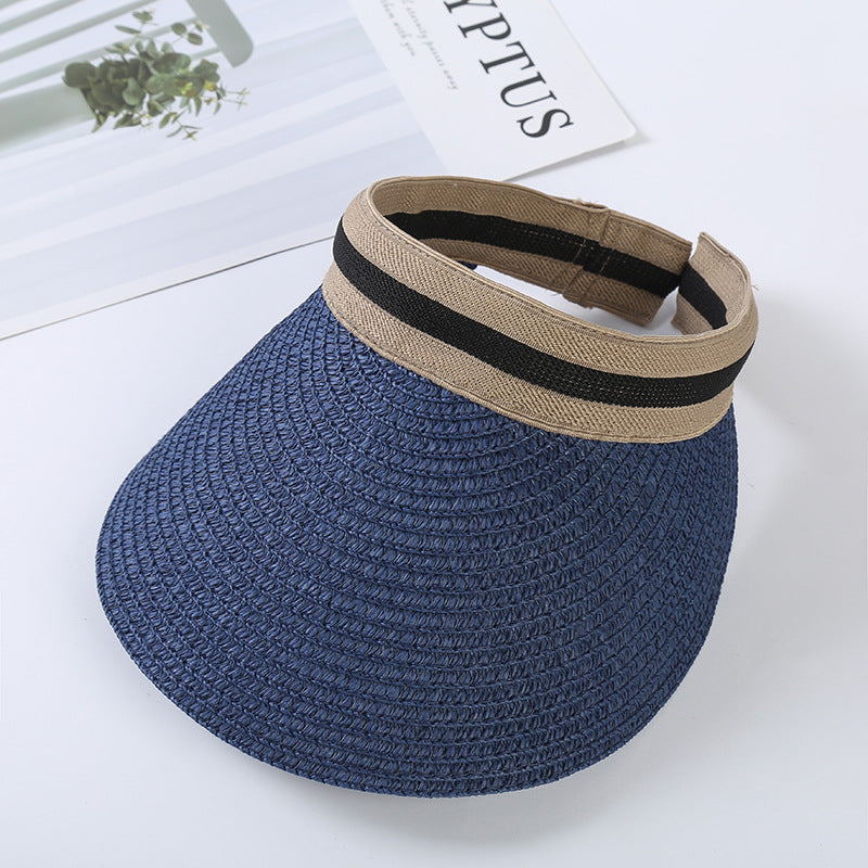 Empty straw hat travel sunshade sun hat fashion sun hat