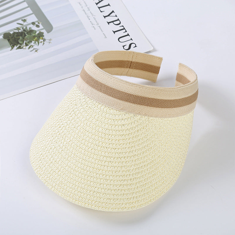 Empty straw hat travel sunshade sun hat fashion sun hat