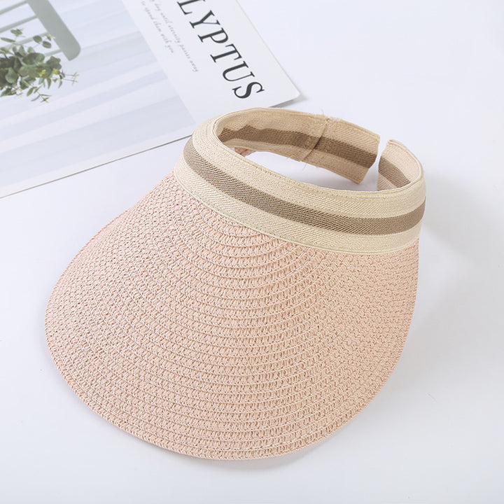 Empty straw hat travel sunshade sun hat fashion sun hat