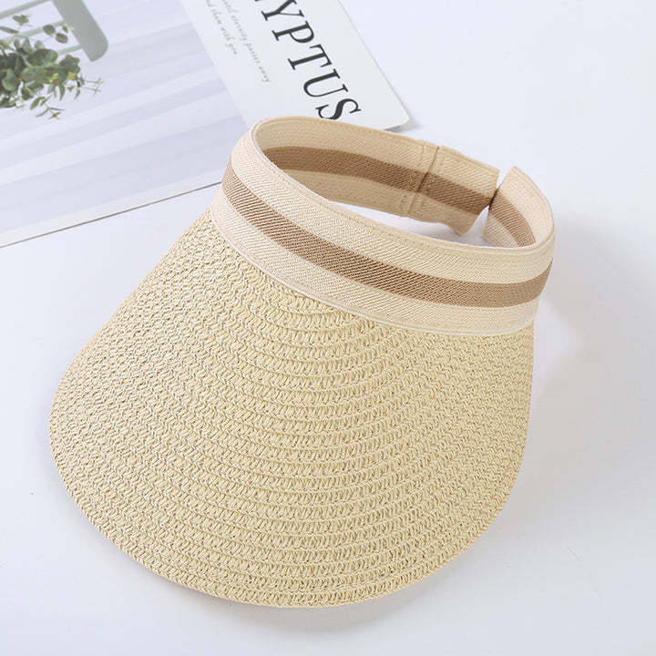 Empty straw hat travel sunshade sun hat fashion sun hat